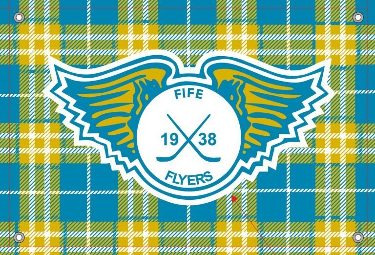 Fife Flyers Tartan Flag 2ft x 3ft Fife Flyers