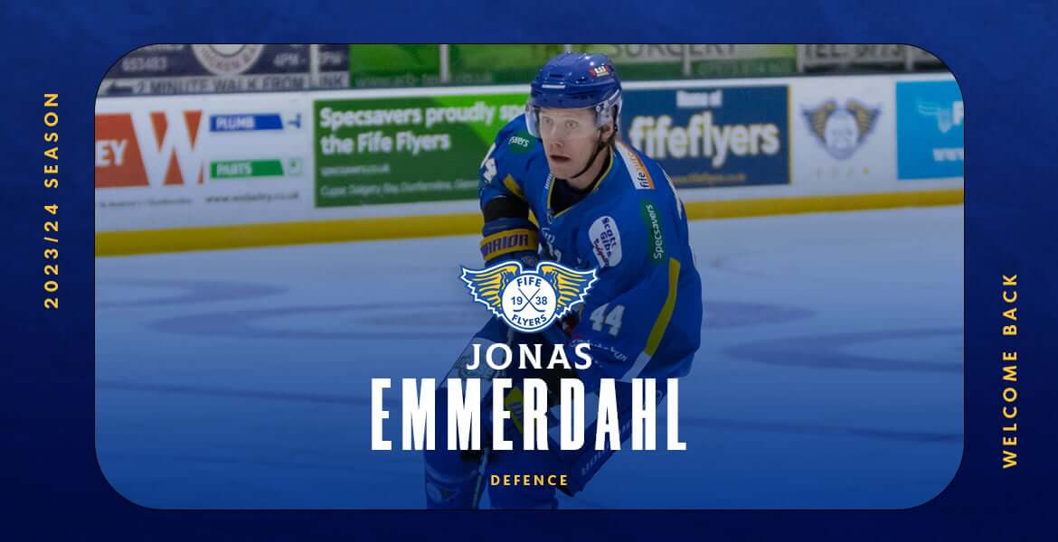 JONAS EMMERDAHL RETURNS FOR THE 2023/24 SEASON