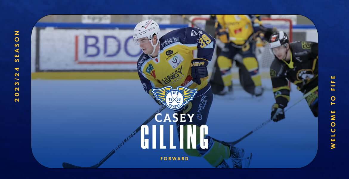Fife Flyers sign forward Casey Gilling
