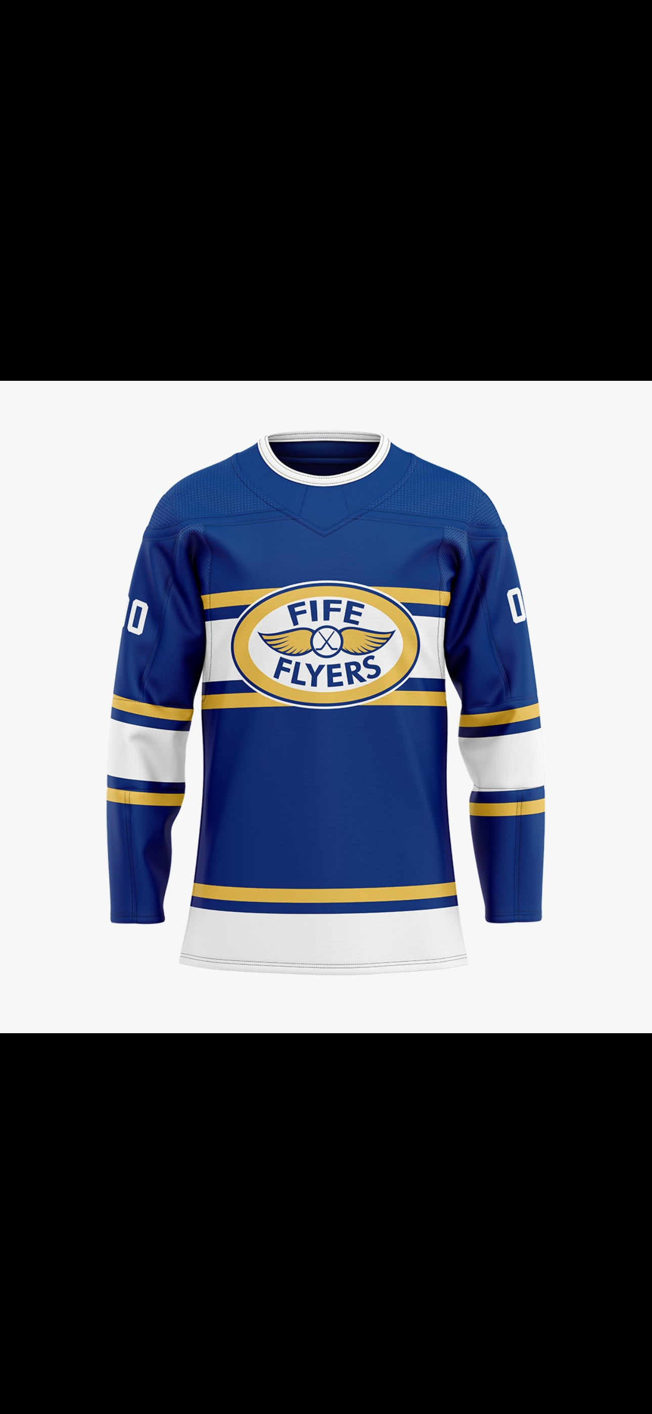 ADULT RETRO replica shirt Sublimated Logo 2023/24 season Fife Flyers