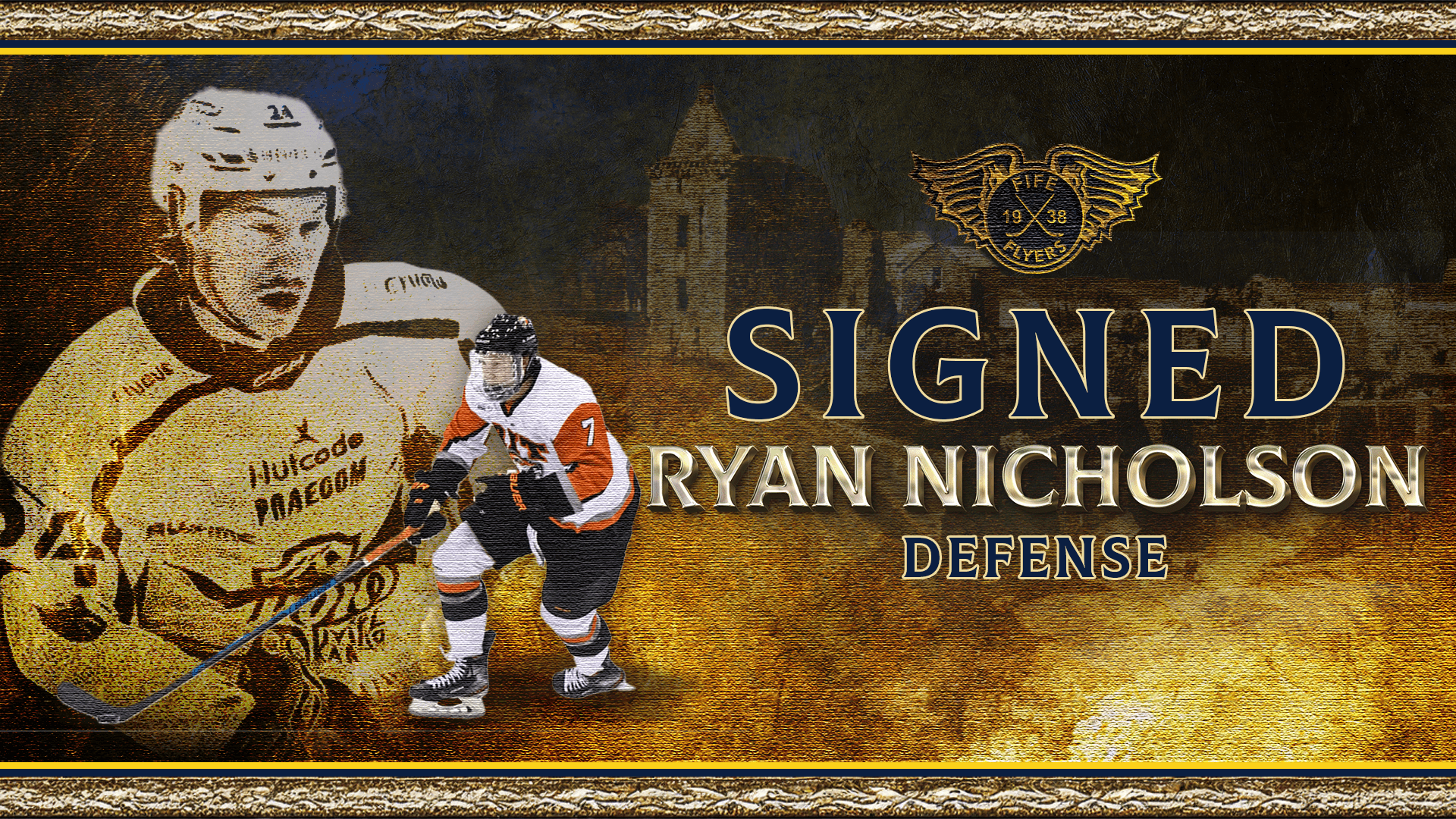 Fife Flyers bolster defence with addition of Ryan Nicholson