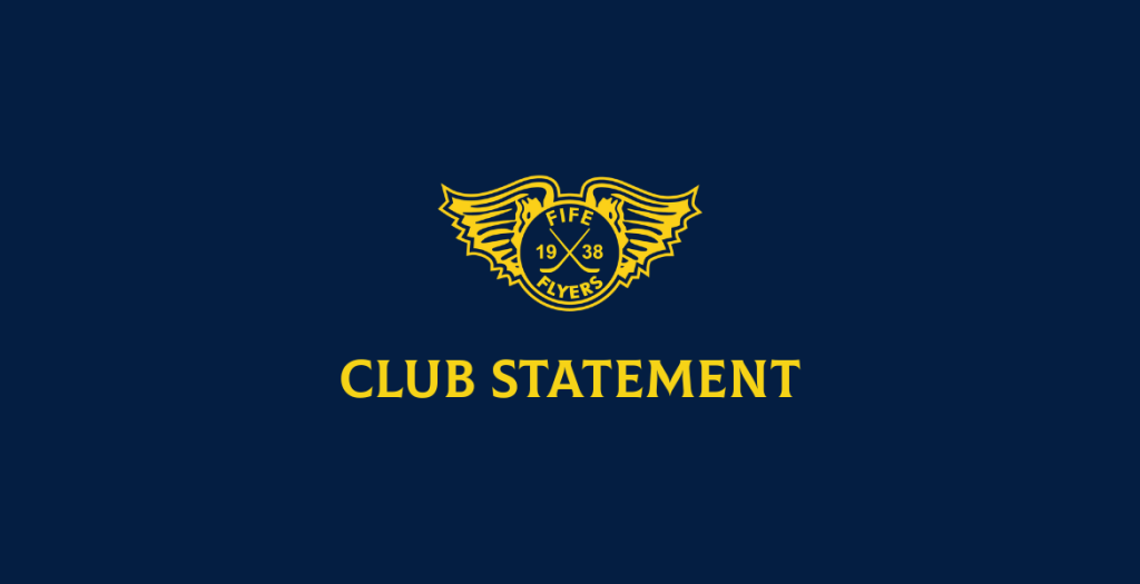 Club Statement - Fife Flyers