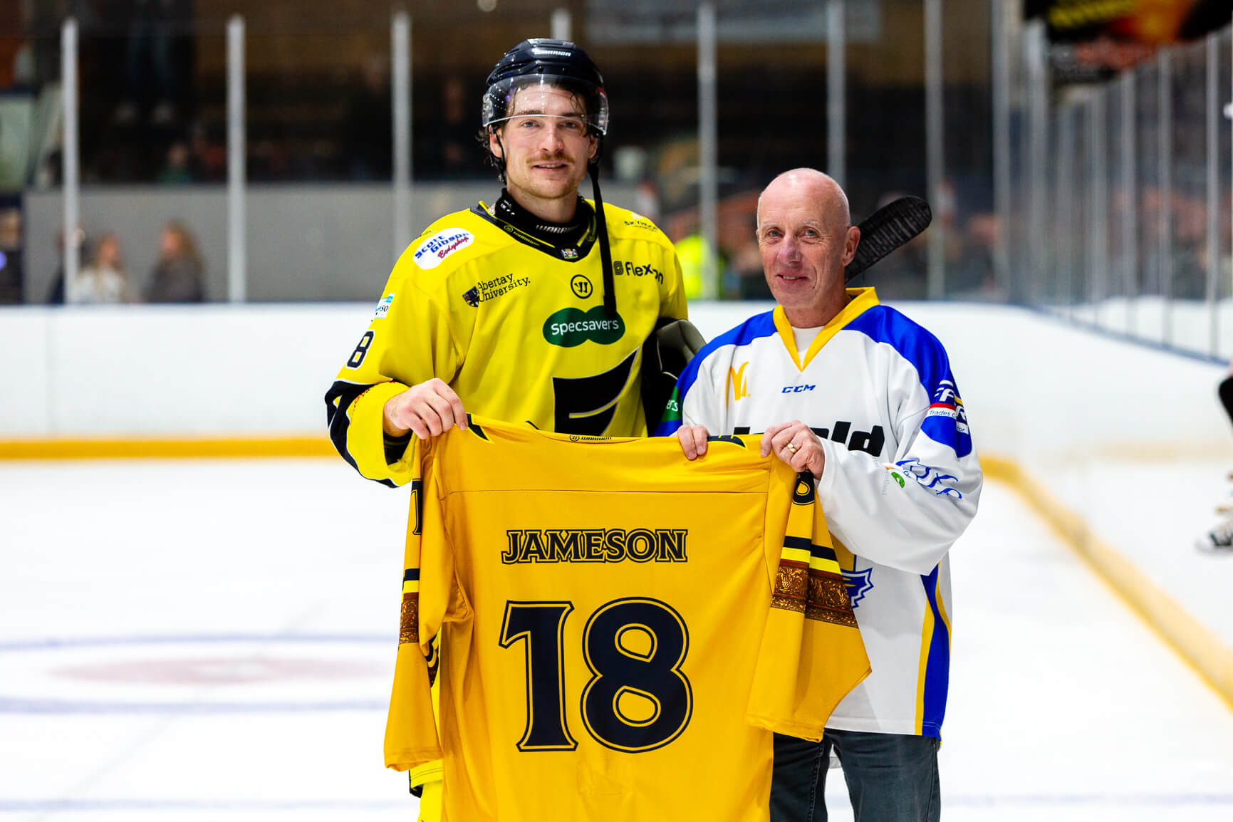 SHIRT OFF THE BACK: CONGRATULATIONS TO IAIN ANDERSON WHO IS THE NEW OWNER OF A GAME-WORN KEATON JAMESON JERSEY!