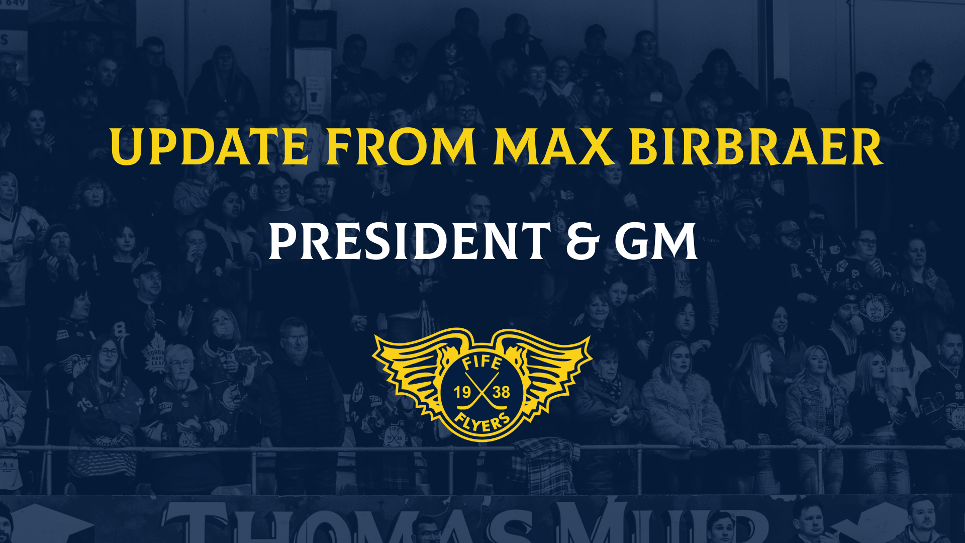 Update for President & GM, Max Birbraer