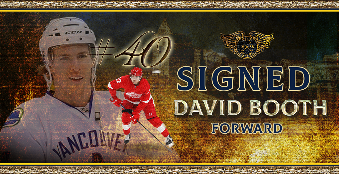 Former NHLer Booth signs up to join to The Kingdom