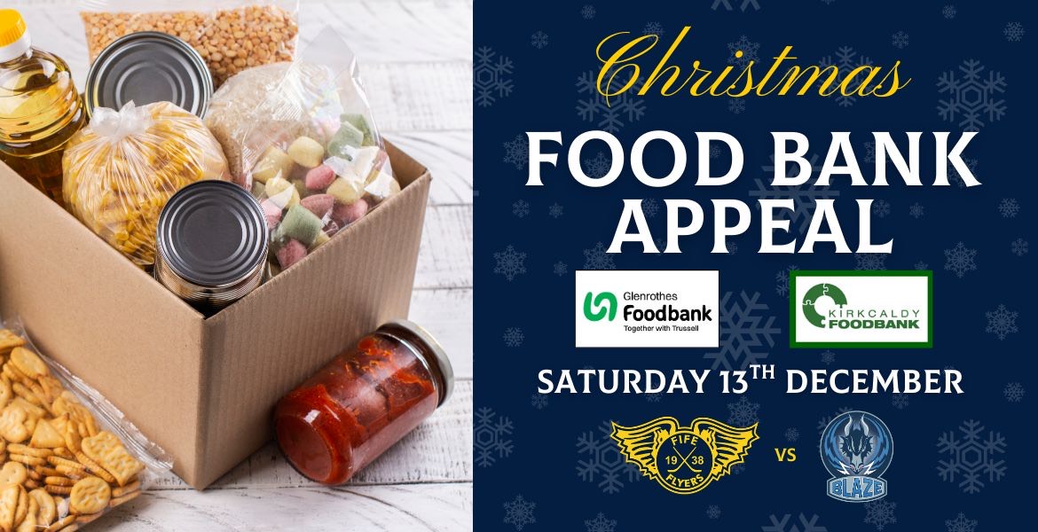 Food Bank appeal this Saturday vs Coventry Blaze