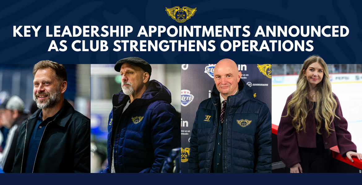 Fife Flyers Announce Key Leadership Appointments as Club Strengthens Operations for the Future