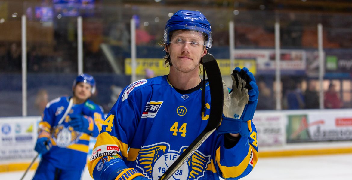 JONAS EMMERDAHL REACHES MILESTONE Fife Flyers